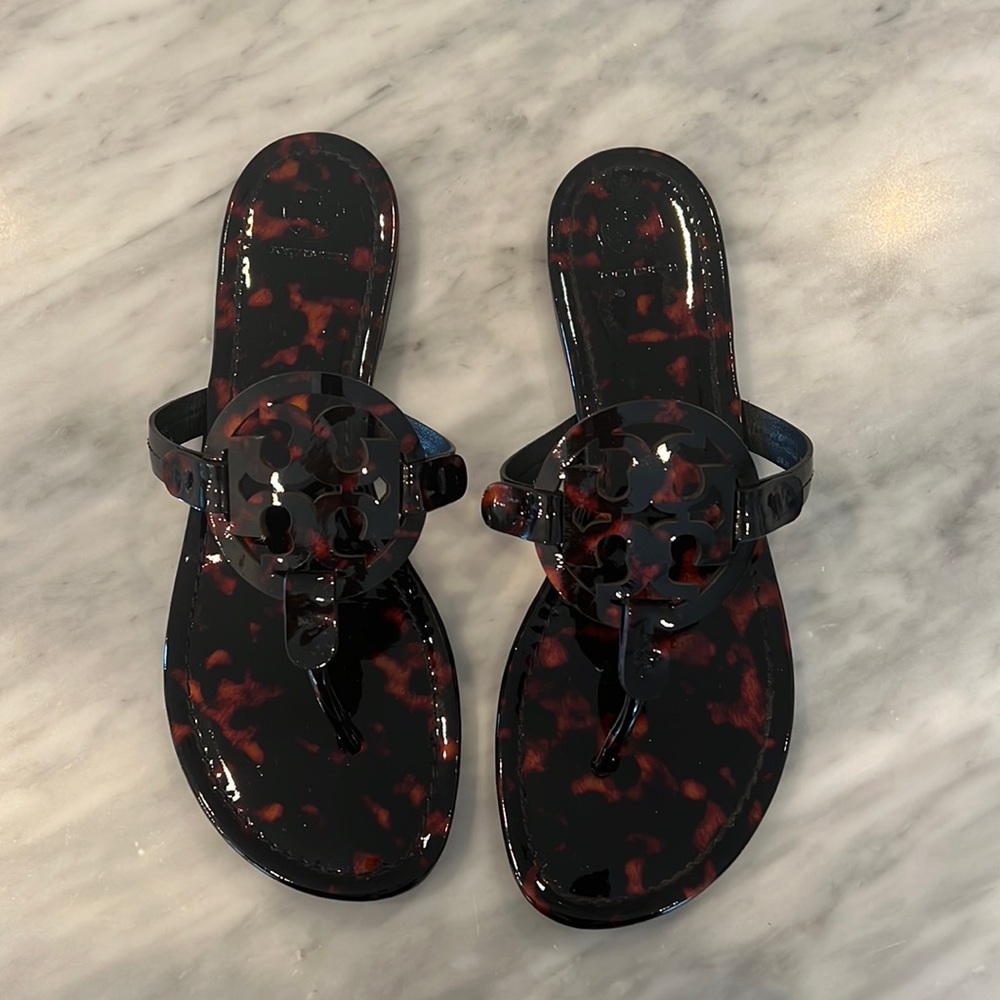 Tory Burch Patent Miller Sandals